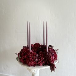 Blomsterværks Røde Adventskrans